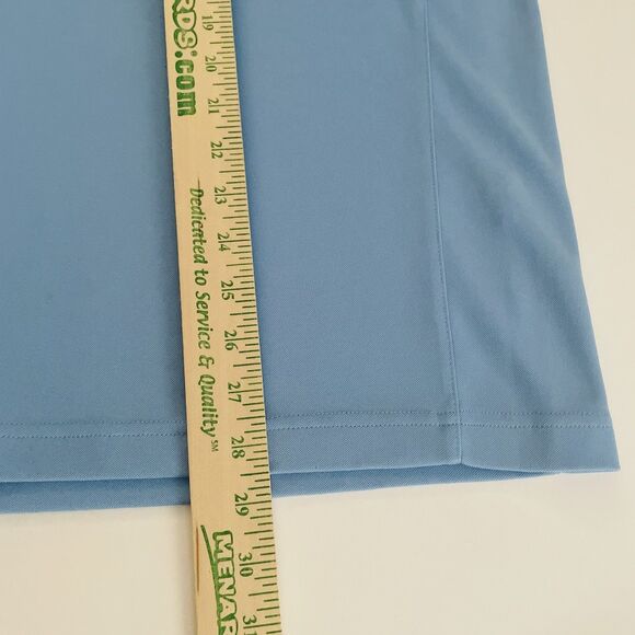 Izod Golf Polo Shirt Men's XL Light Blue Performance Short Sleeve Collared Logo - Picture 12 of 12